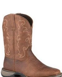'Roper' Men's 11" Wilder II Western Square Toe Roper - Cognac
