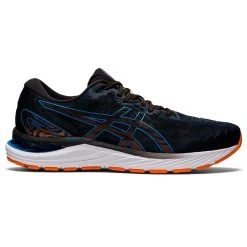 ASICS AMERICA CORP 'ASICS' Men's Gel Cumulus 23 - Black / Reborn Blue (Wide)