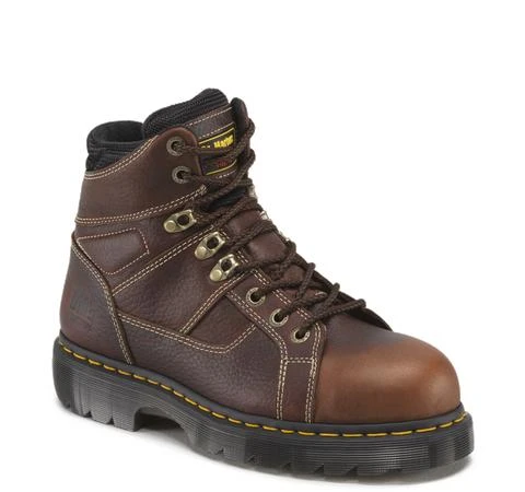 Dr. Martens Airwair 'Dr. Martens' Men's 6" Ironbridge Leather EH WP Steel Toe - Brown