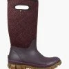 'Bogs' Women's 14" Whiteout Fleck Insulated WP Winter - Grape