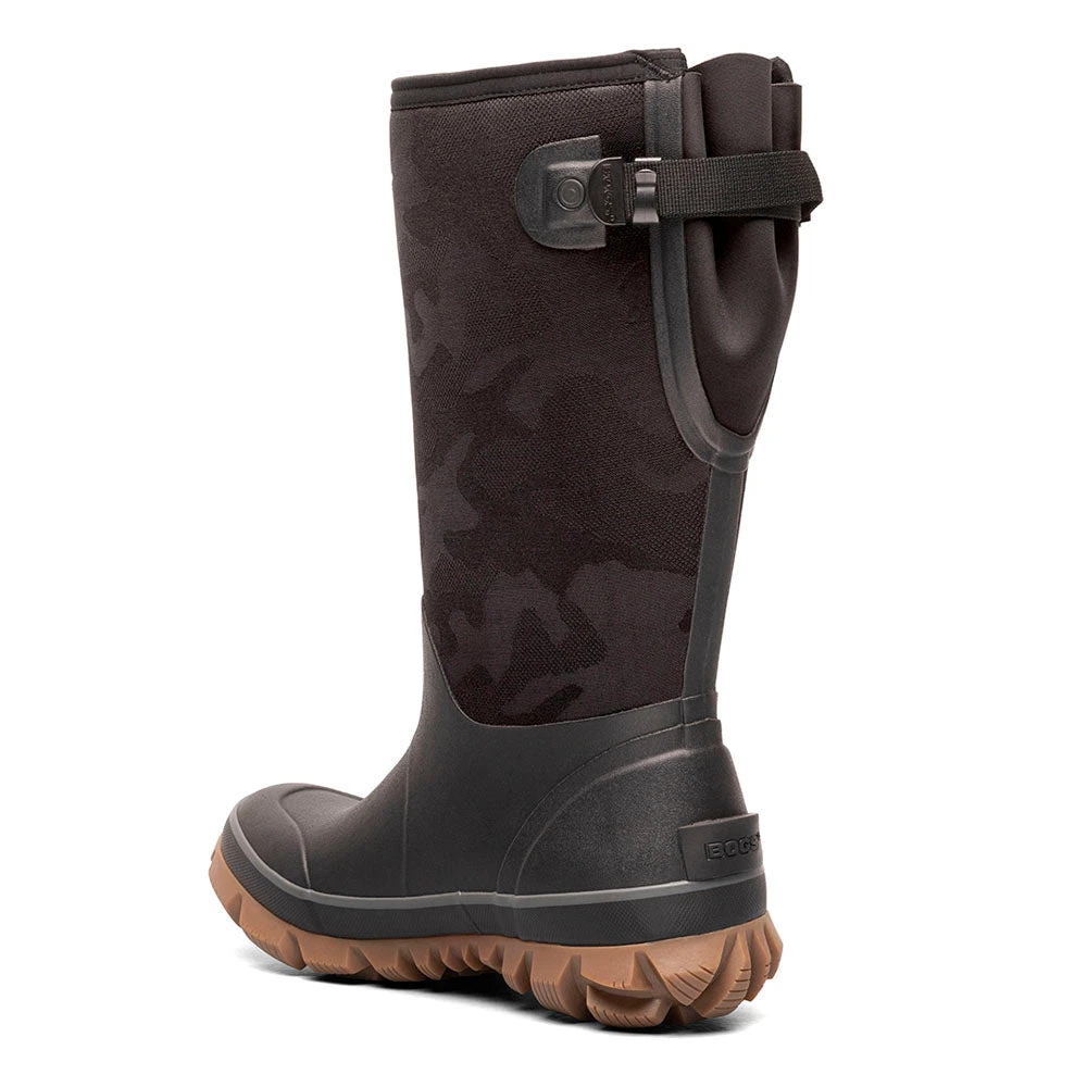'Bogs' Women's Whiteout Tonal Insulated WP Adjustable Calf - Black Camo - Image 6