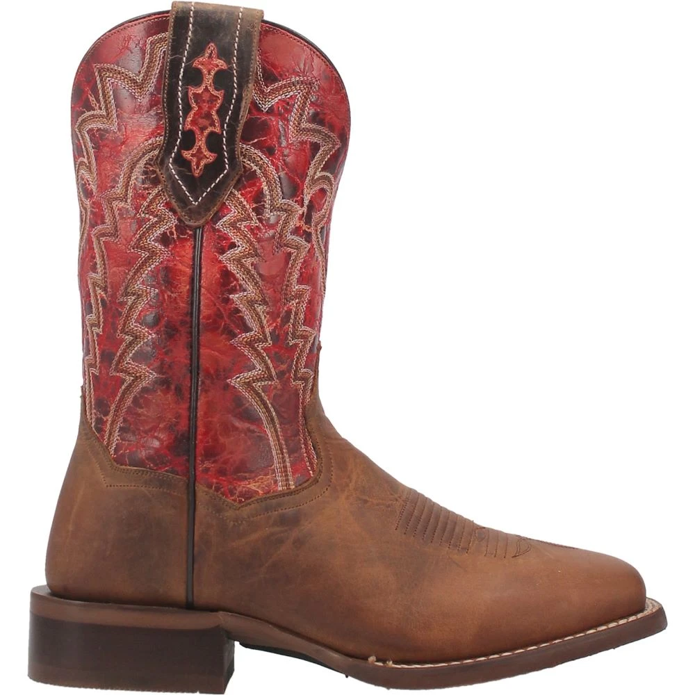 Dan Post Boot Co 'Dan Post' Men's 11" Killeen Western Square Toe - Tan / Red