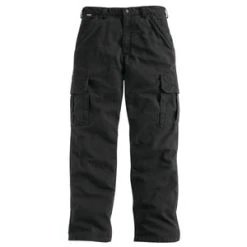 'Carhartt' Men's Flame Resistant Canvas Cargo Pant - Black