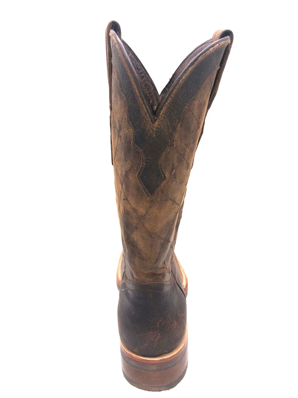 Tanner Mark Boots 'Tanner Mark' Men's 13" Western Square Toe - Buffalo Honey / Mad Dog Honey - Image 3