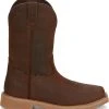 Justin Brands 'Justin' Men's 11" Buster Water Buffalo EH WP Steel Toe - Pecan Brown