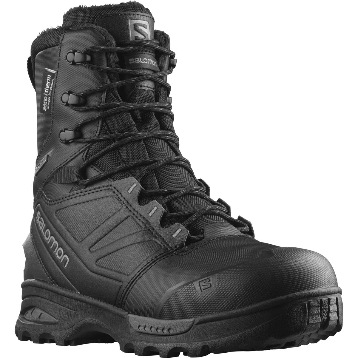 SALOMON USA 'Salomon' Men's 8" Toundra Pro Climasalomon⢠WP Winter - Black / Magnet - Image 4