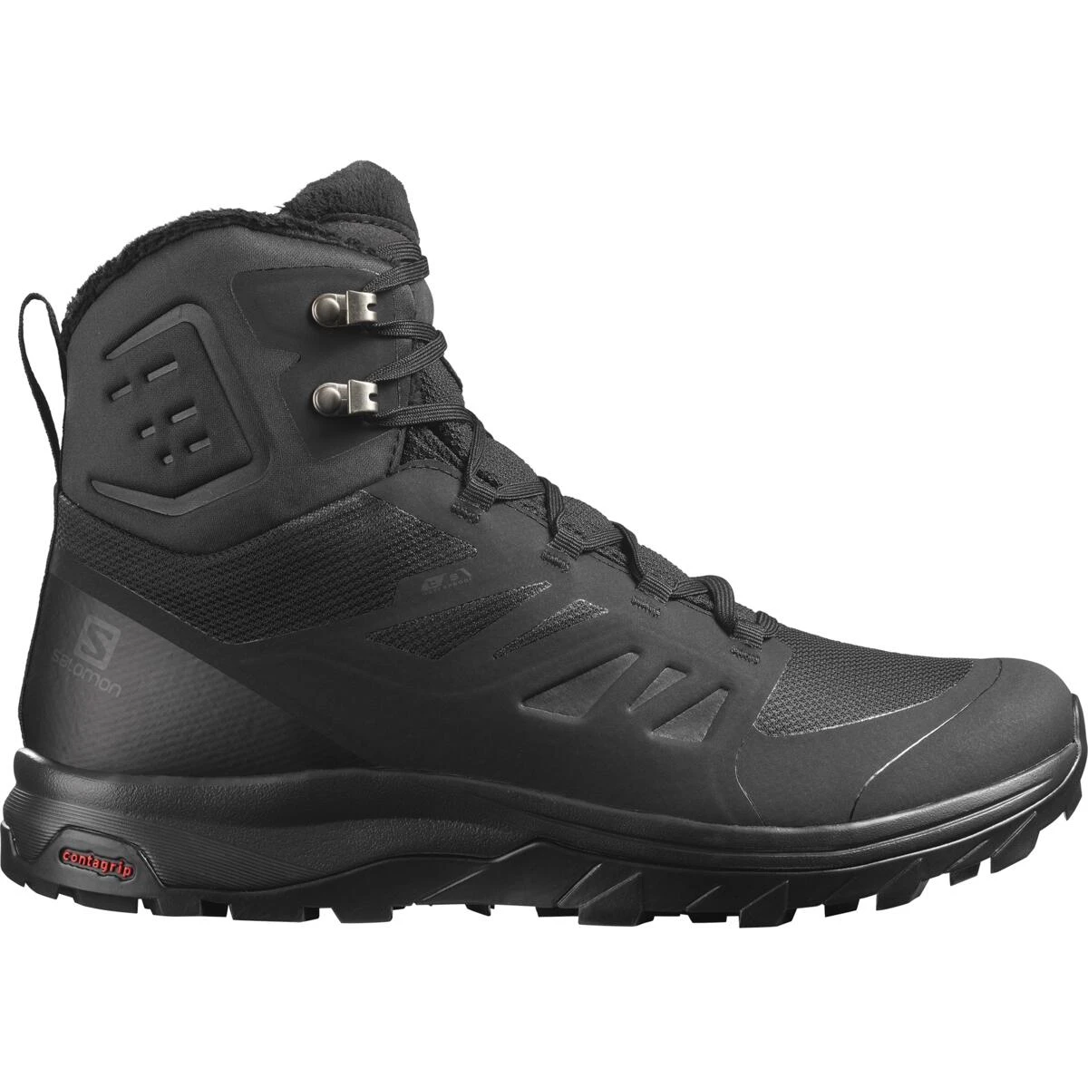 SALOMON USA 'Salomon' Men's 6" Outblast 400GR Thinsulate™ Climasalomon™ WP Winter - Black / Black