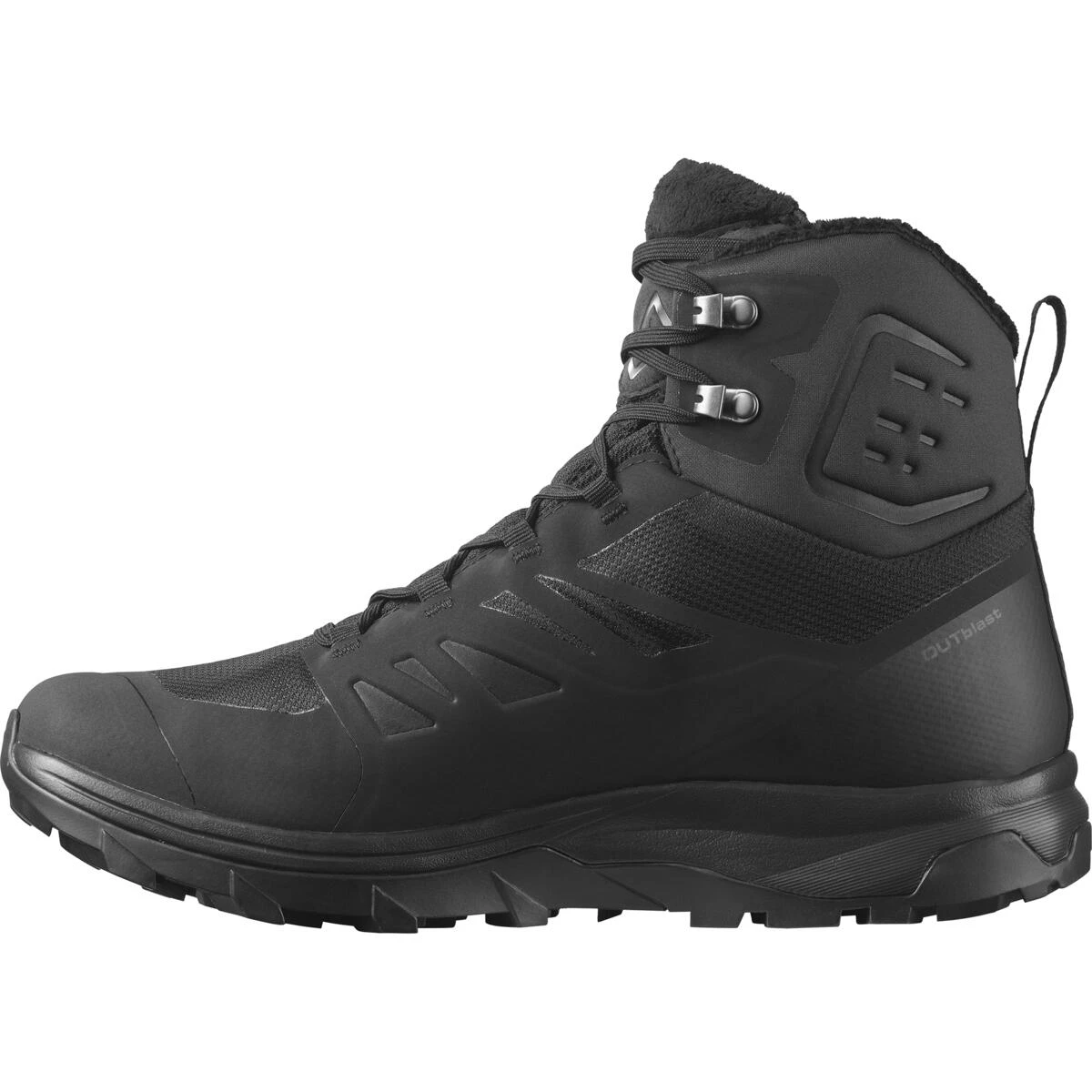 SALOMON USA 'Salomon' Men's 6" Outblast 400GR Thinsulate™ Climasalomon™ WP Winter - Black / Black - Image 6