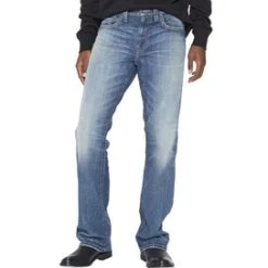 Silver Jeans Co. 'Silver Jeans' Men's Gordie Loose Fit Straight Leg - Medium Indigo