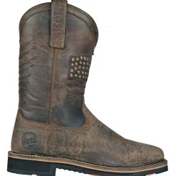 Hoss Boot Company 'Hoss Boots' Men's Rushmore Western EH Soft Toe - Rancher Brown