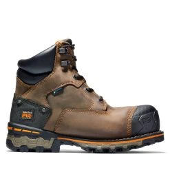 'Timberland Pro' Men's 6" Boondock WP Comp Toe - Brown / Black