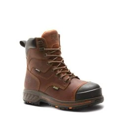 'Timberland Pro' Men's 8" Helix HD Int. MetGuard WP Comp Toe - Tempest Rancher Brown