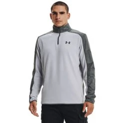 'Under Armour' Men's Polartec Forge 1/4 Zip - Mod Gray / Pitch Gray