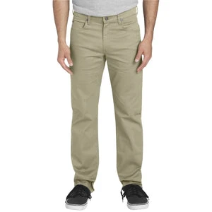 'Dickies' Regular Straight Flex Twill 5 Pocket Pant - Rinsed Desert Sand